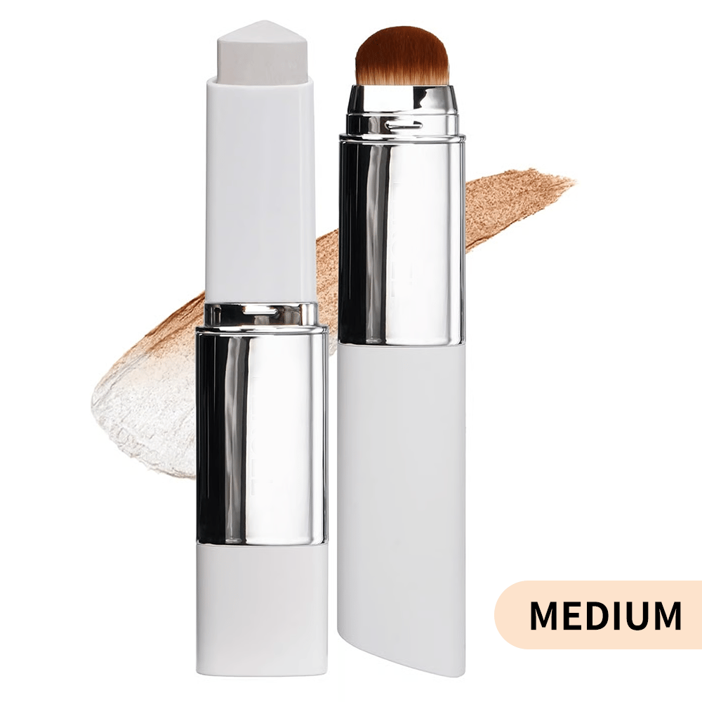 Cream Stick V White Korean Color-Changing Foundation Stick with Volufiline