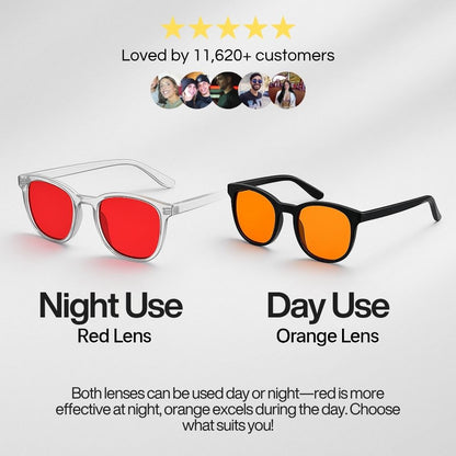Flow State® Unisex Red Lens Blue Light Glasses