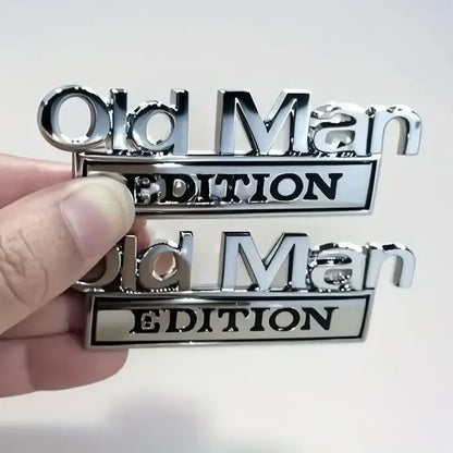 🔥Old Man Edition Car Emblem