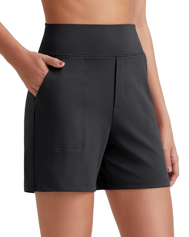 ⏳LAST DAY SALE 50% OFF✨Women's Everyday High-Waisted Athletic Shorts With Pockets