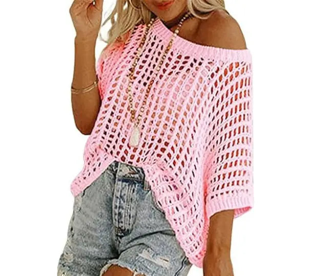 SerryLine™ Openwork Summer Cover-Up