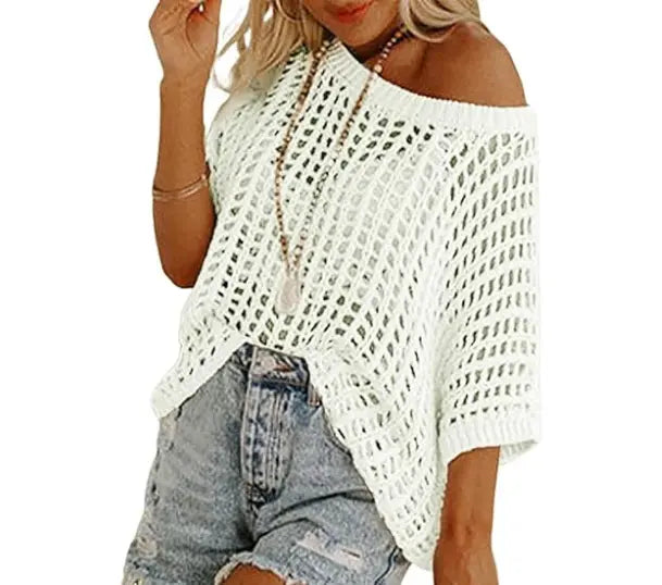 SerryLine™ Openwork Summer Cover-Up