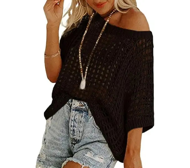 SerryLine™ Openwork Summer Cover-Up
