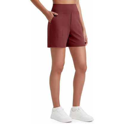 ⏳LAST DAY SALE 50% OFF✨Women's Everyday High-Waisted Athletic Shorts With Pockets