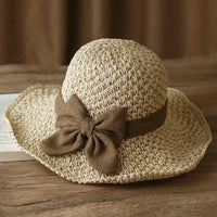 Wide Brim Beige