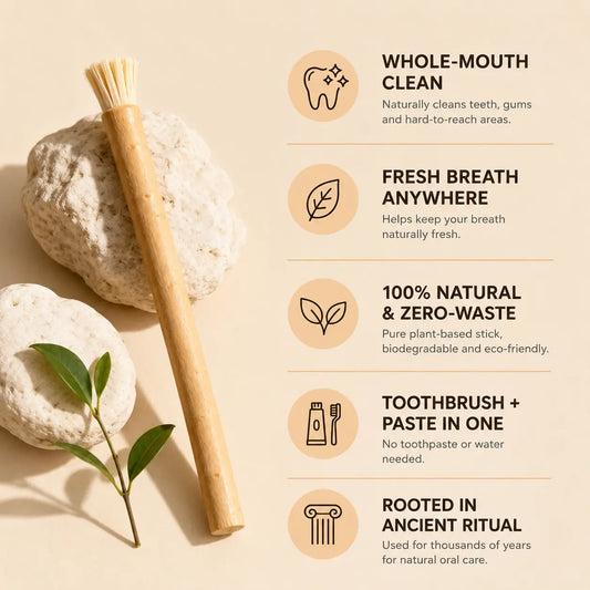 Natural Miswak Toothbrush Sticks