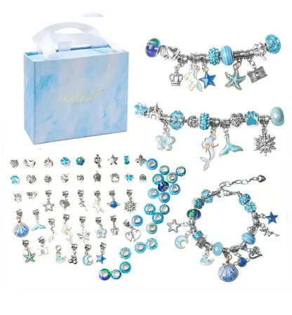 🎉Great gift -🎀Charm Bracelet Making Kit for Girls