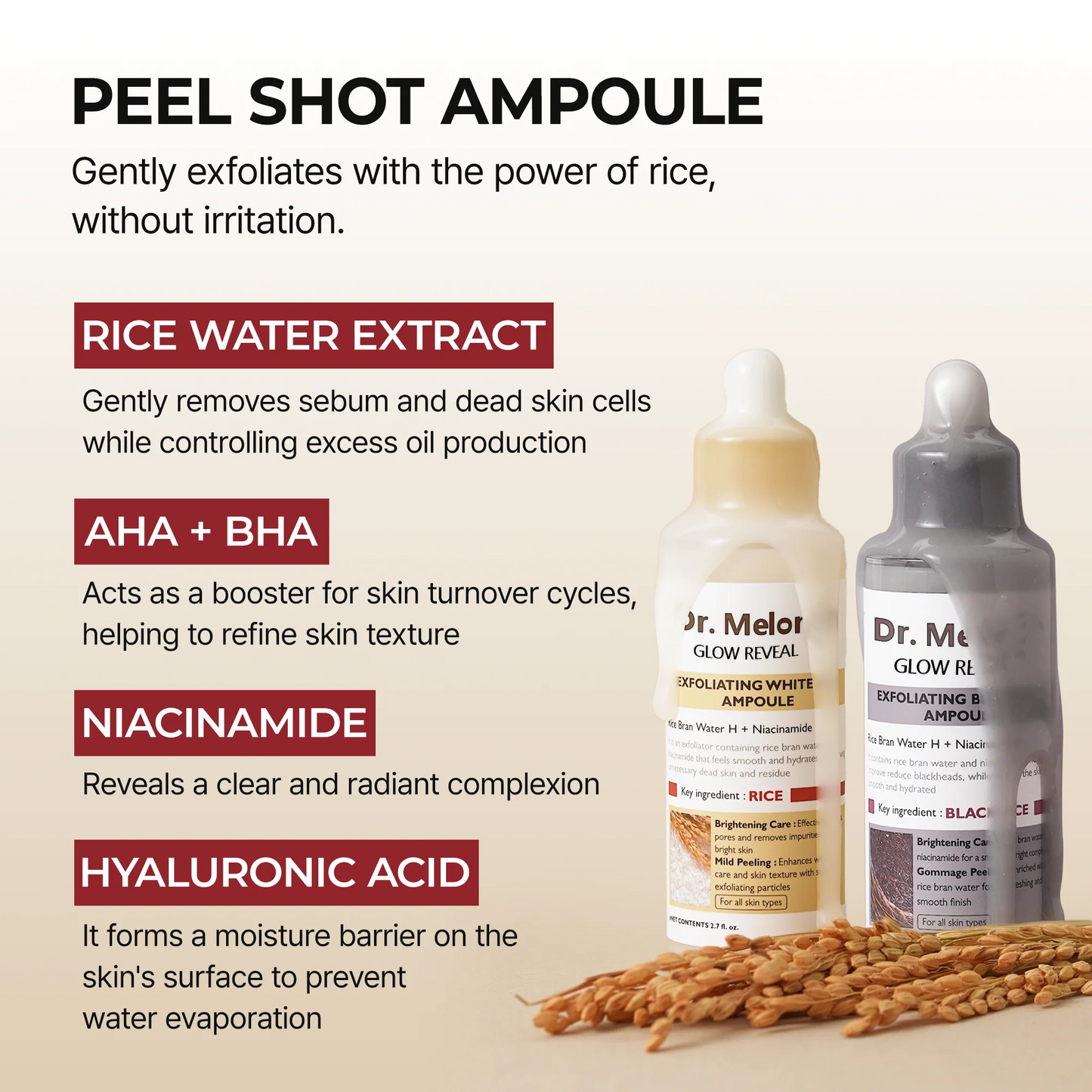 Gentle Glow Rice Ampoule
