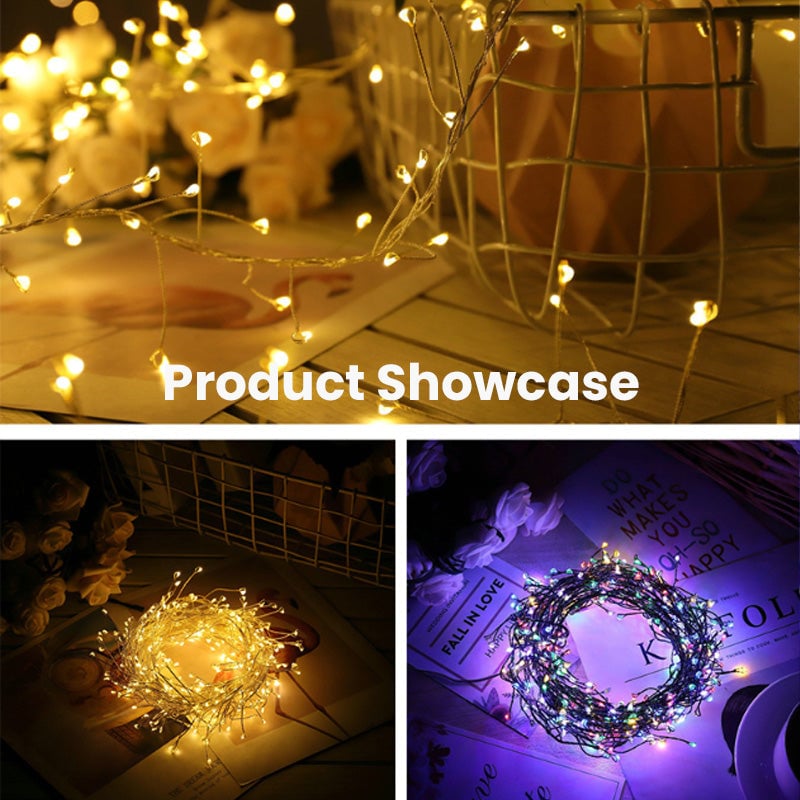 🔥LED Copper Wire Firecracker Light String