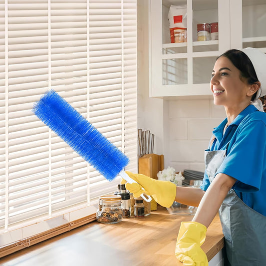 Bendable Microfiber Head,Reusable Dust Remover