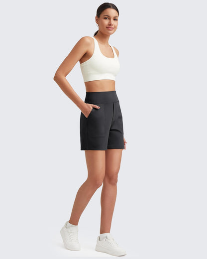 ⏳LAST DAY SALE 50% OFF✨Women's Everyday High-Waisted Athletic Shorts With Pockets