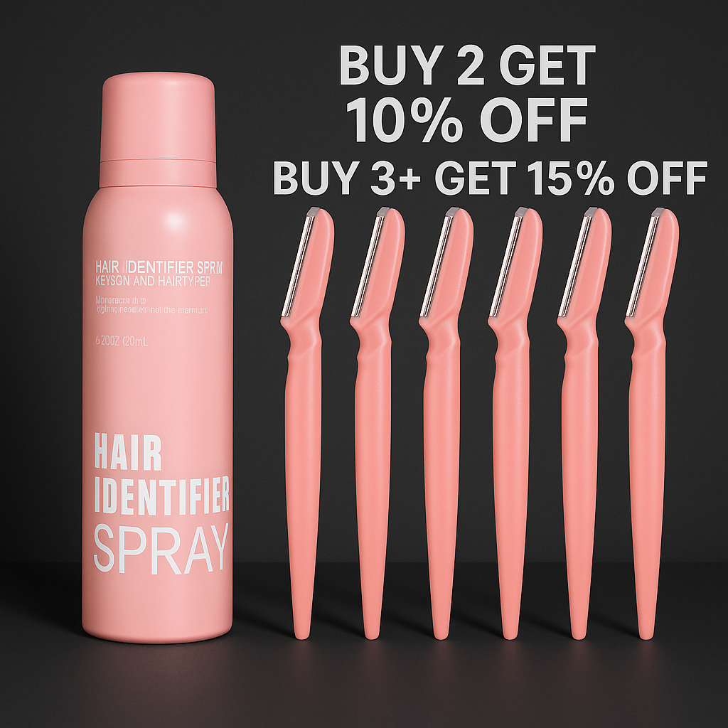 Hair Identifier Spray for Face Shaving (6 Razors)