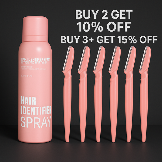Hair Identifier Spray for Face Shaving (6 Razors)