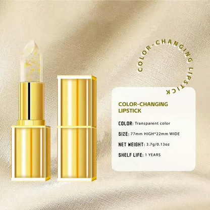 CrystalGlow Color-Changing Lipstick