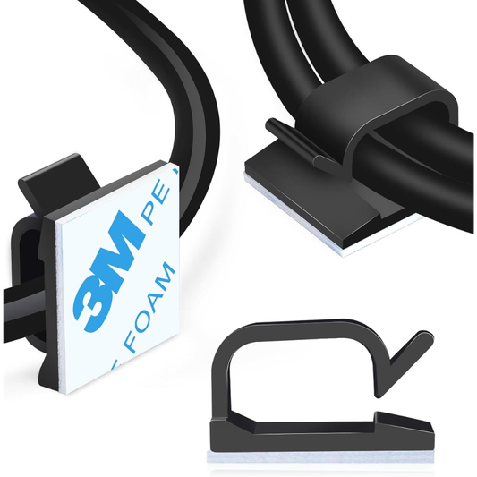 120 Adhesive Cable Clips