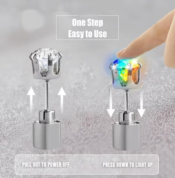 ✨LED Earrings, Light Up Stud Earrings (Pair)