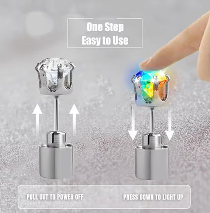 ✨LED Earrings, Light Up Stud Earrings (Pair)