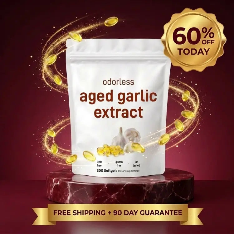 Aged Garlic Extract - 7500mg Odorless Softgels