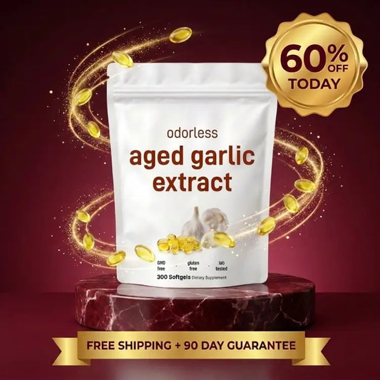 Aged Garlic Extract - 7500mg Odorless Softgels