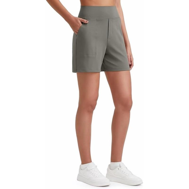 ⏳LAST DAY SALE 50% OFF✨Women's Everyday High-Waisted Athletic Shorts With Pockets