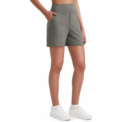 ⏳LAST DAY SALE 50% OFF✨Women's Everyday High-Waisted Athletic Shorts With Pockets
