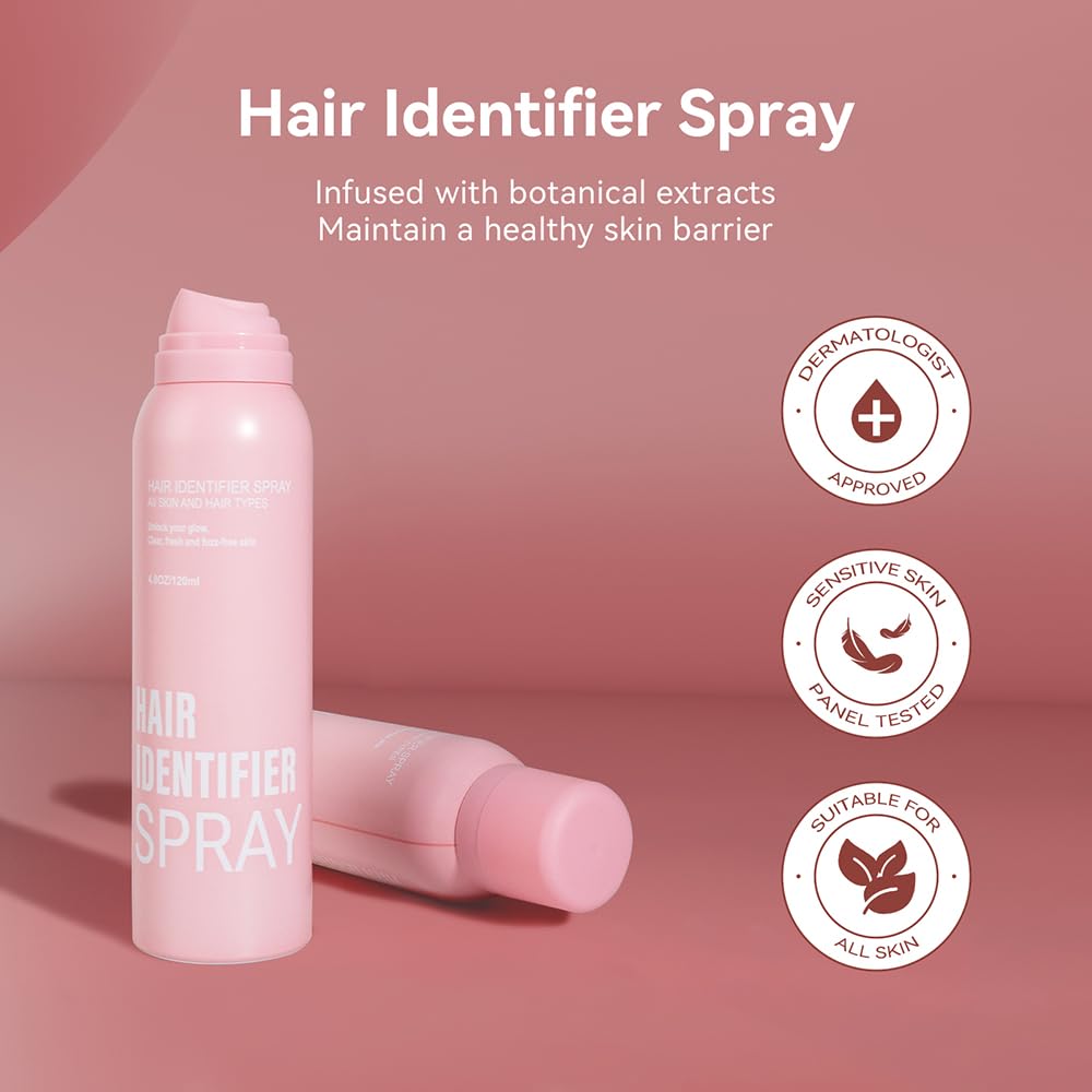 Hair Identifier Spray for Face Shaving (6 Razors)