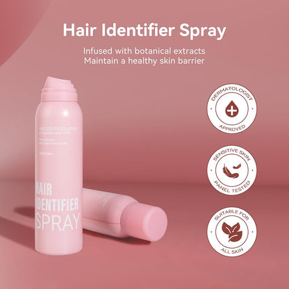 Hair Identifier Spray for Face Shaving (6 Razors)