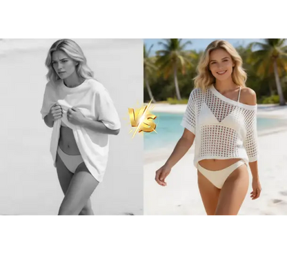 SerryLine™ Openwork Summer Cover-Up
