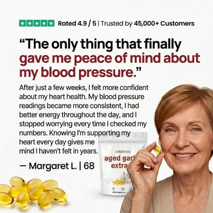 Aged Garlic Extract - 7500mg Odorless Softgels