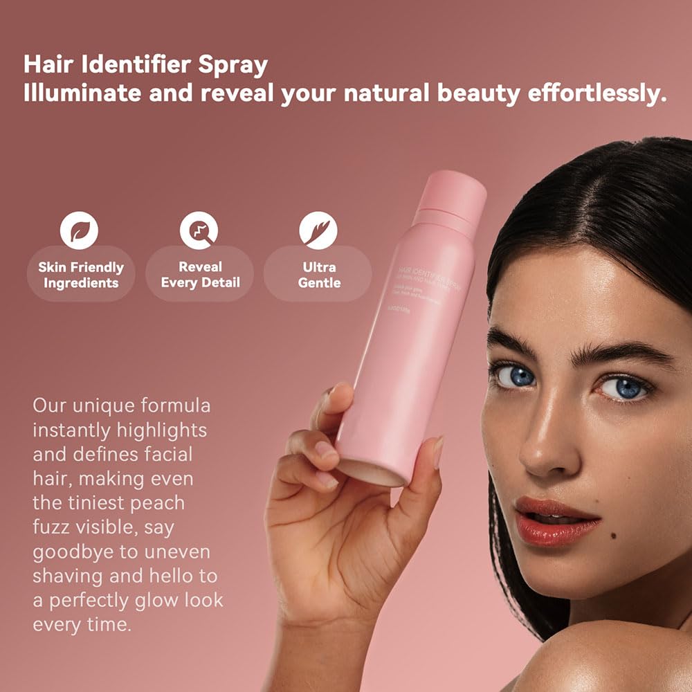 Hair Identifier Spray for Face Shaving (6 Razors)