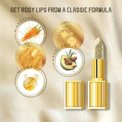 CrystalGlow Color-Changing Lipstick
