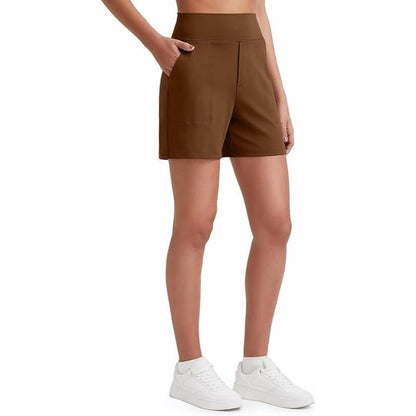 ⏳LAST DAY SALE 50% OFF✨Women's Everyday High-Waisted Athletic Shorts With Pockets