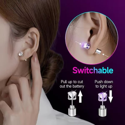 ✨LED Earrings, Light Up Stud Earrings (Pair)