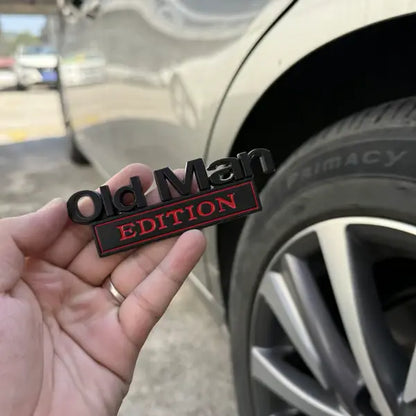 🔥Old Man Edition Car Emblem