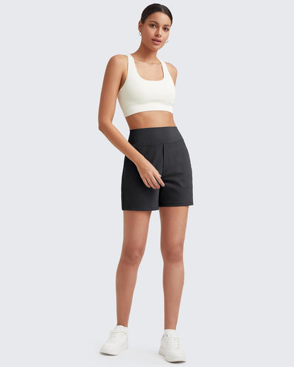 ⏳LAST DAY SALE 50% OFF✨Women's Everyday High-Waisted Athletic Shorts With Pockets