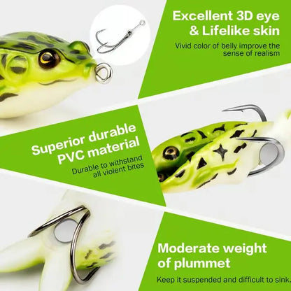 🎁Hot Sale Promotion 50% OFF🔥 3PCS Frog Lures Baits Fishing Tools