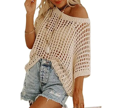 SerryLine™ Openwork Summer Cover-Up