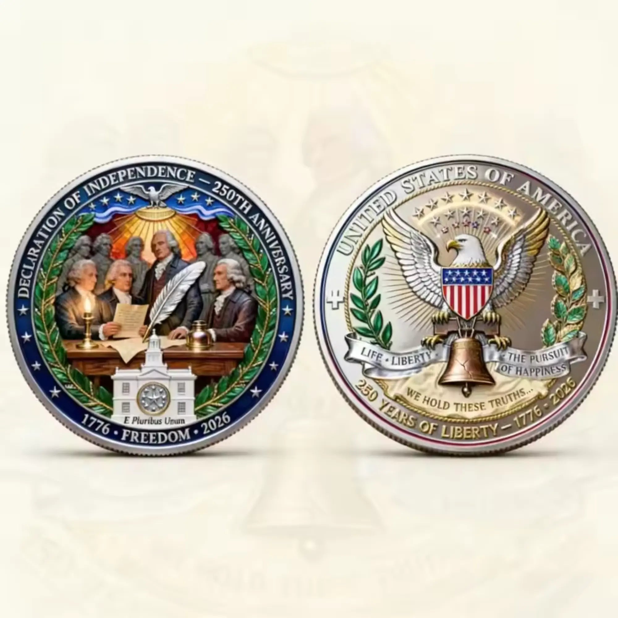 U.S. Veteran – In God We Trust | 250 Years of Freedom Commemorative Coin