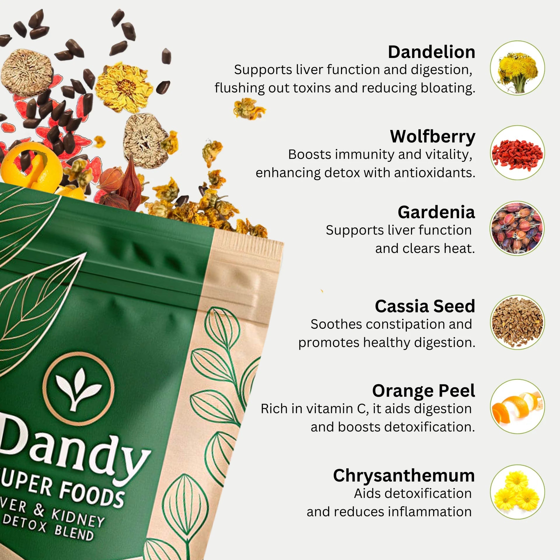 Dandelion Goji Berry Tea