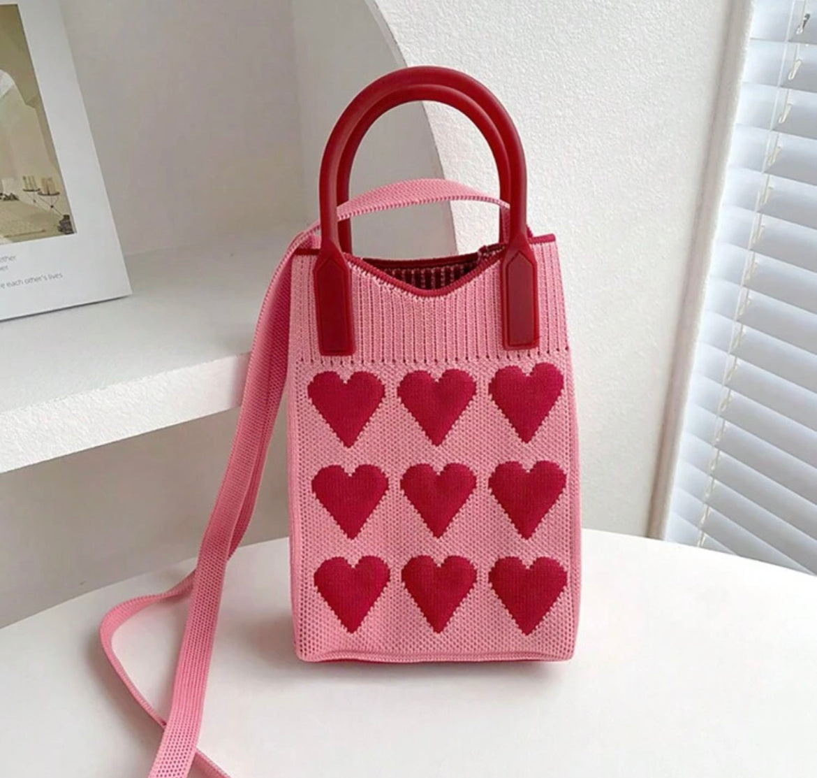 Queen of Hearts Sling Bag (Red)