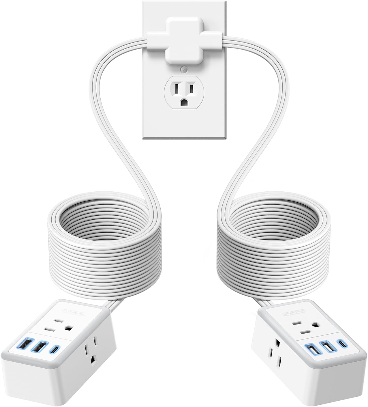 DualReach Split Extension Cord