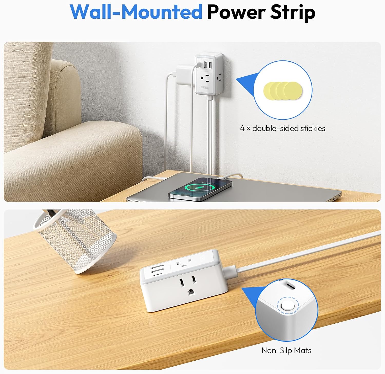 DualReach Split Extension Cord