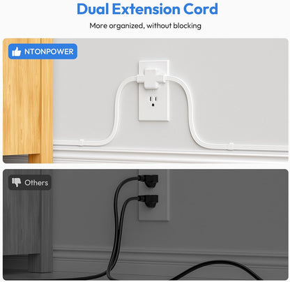 DualReach Split Extension Cord