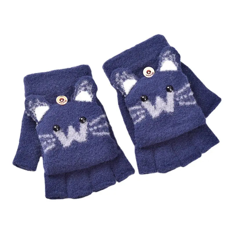 Cute Kids Cat Gloves