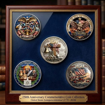 U.S. Veteran – In God We Trust | 250 Years of Freedom Commemorative Coin