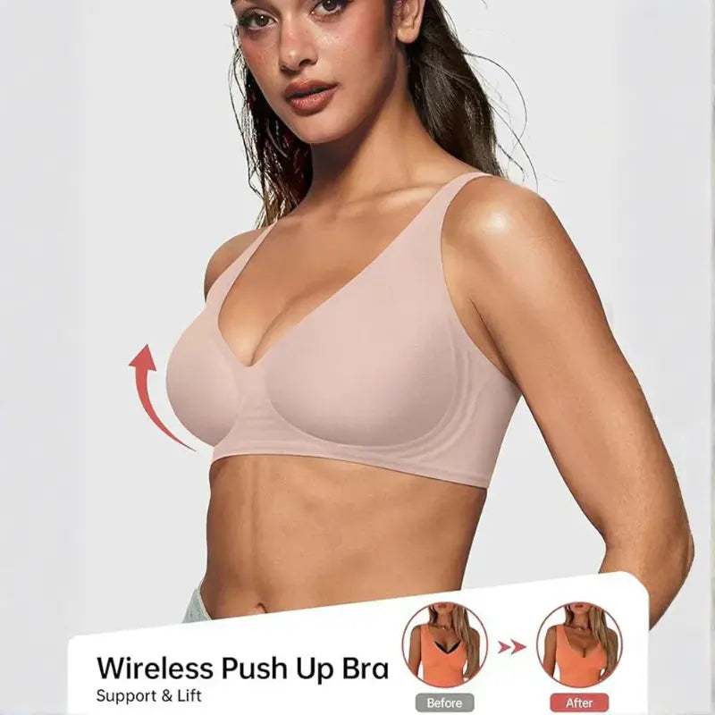 Wireless Comfy Push Up Bras