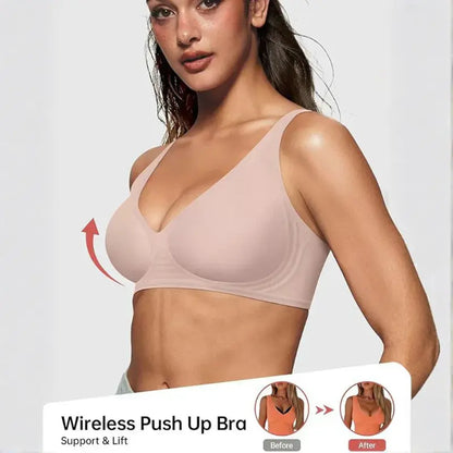 Wireless Comfy Push Up Bras