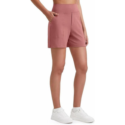 ⏳LAST DAY SALE 50% OFF✨Women's Everyday High-Waisted Athletic Shorts With Pockets