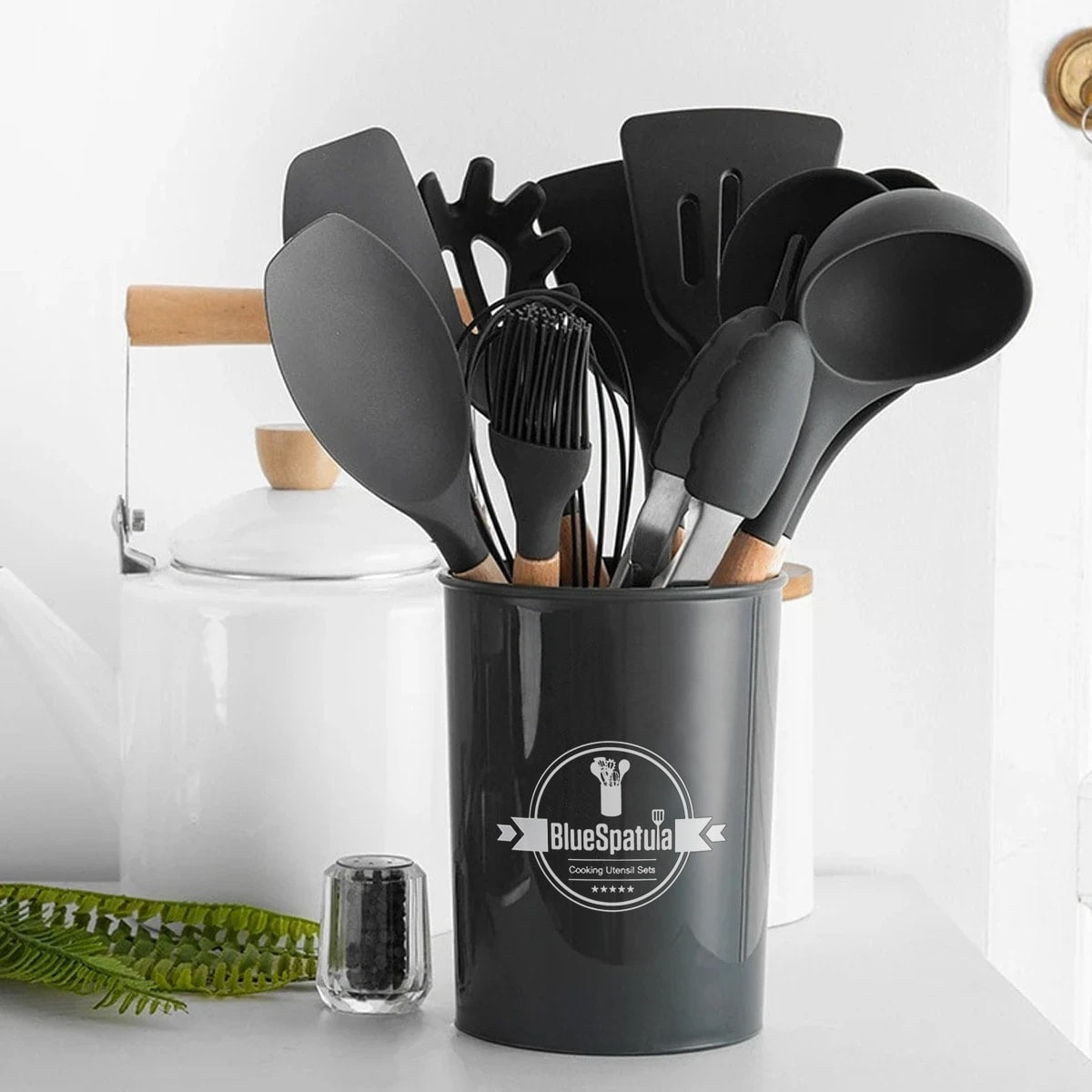 Kitchen Utensil Set 12 Pc - Non-Stick Utensils Set