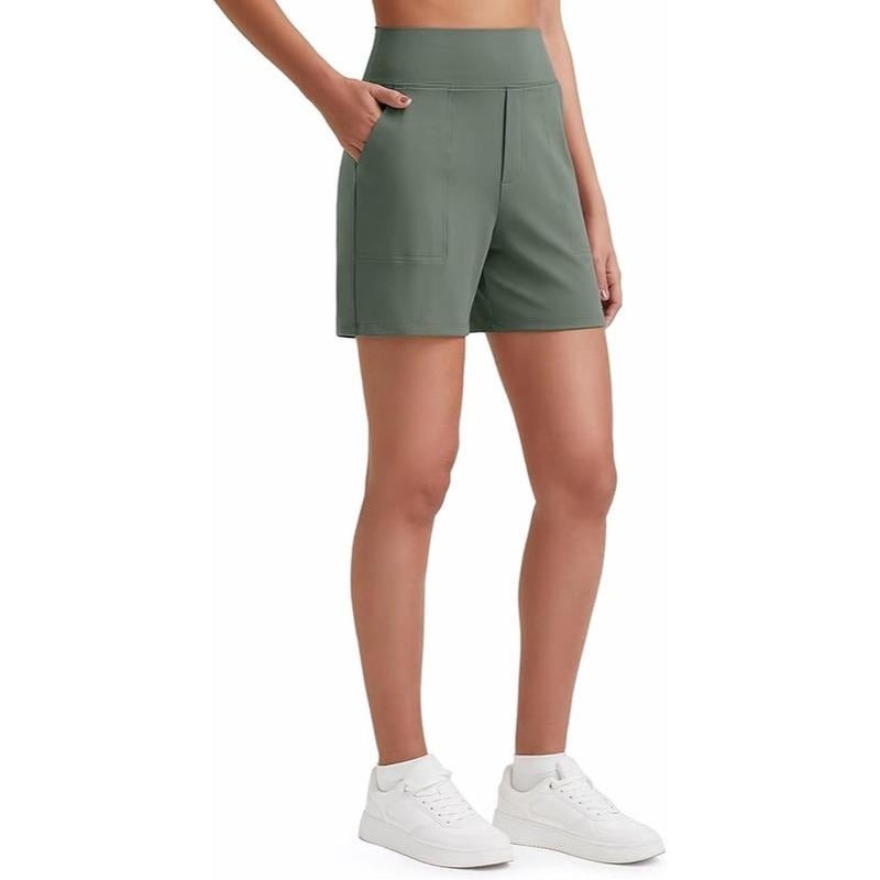 ⏳LAST DAY SALE 50% OFF✨Women's Everyday High-Waisted Athletic Shorts With Pockets